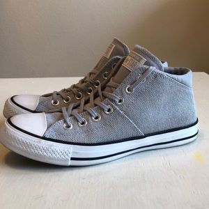 Like New - Light Gray Converse MidTops